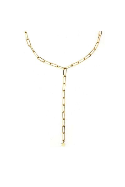 ohmygod jewelry Colier placat cu argint și aur 40 cm - Adam