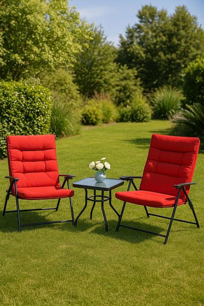 MOSTAFA Folding picnic chairs with table