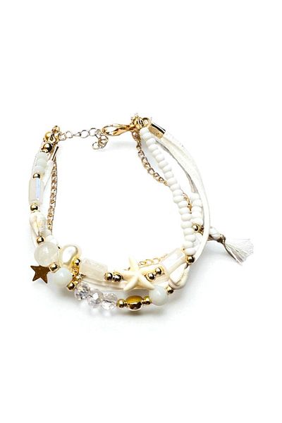 PETEK AKSESUAR ETHNIC BOHEM MULTI BRACELET NATURAL STAR