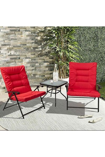 MOSTAFA Folding picnic chairs with table