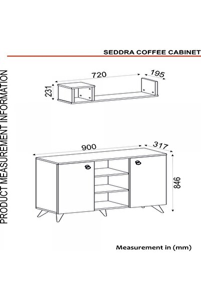 SAHABA Seddra coffee corner, white color