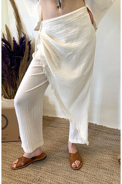 ARİNNASİDE Knitted Detailed Trousers