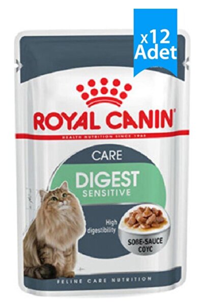 Royal Canin Digest Sensitive Hassas Kediler Için Yaş Mama 85 gr x 12 Adet