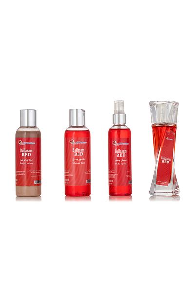 mysecretperfume Balsam Red 4-Piece Perfume Set for Women
