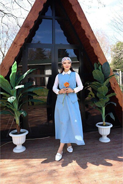 Dadali Jeans Vest Suit Blue