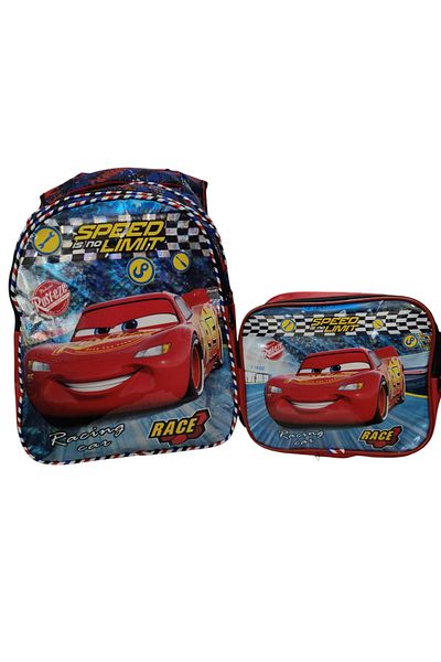PartAntalya First School Bag Boys' First School Bag with Trolley Visual First School Bag 3-Compartment First School Bag