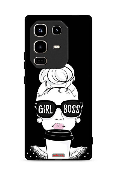 Tolwak غطاء حماية لهاتف Infinix Note 50 Pro 4G بتصميم Girl Boss
