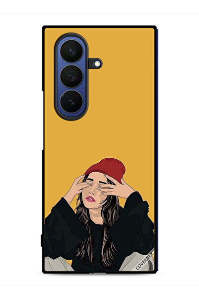 Covernex Samsung Galaxy Z Fold7 Protective Case Cover Sad Girl Art