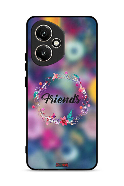 Tolwak غطاء حماية لهاتف Honor 400 بتصميم خاتم "أصدقاء الزهور"