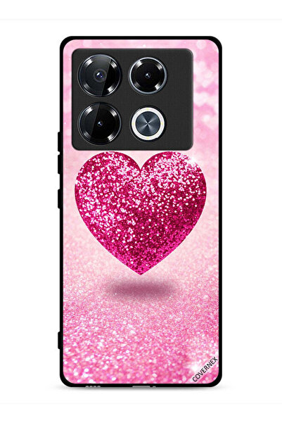 Covernex غطاء حماية لهاتف Infinix Note 40 Pro 5G بتصميم قلب لامع