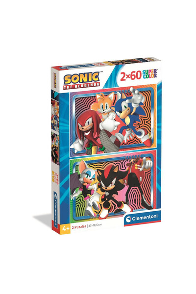 Sonic Ariciul Puzzle Clementoni 2x60 buc
