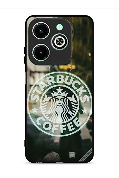 Covernex غطاء حماية لجهاز Infinix Hot 40i 4G، محبو قهوة ستاربكس