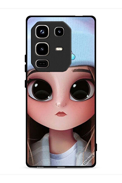 Covernex غطاء حماية لهاتف Infinix Note 50 Pro 4G بتصميم فتاة وحيد القرن اللطيفة