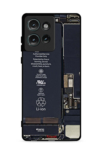 Tolwak غطاء حماية لهاتف موتورولا إيدج 50 بنمط دائرة الهاتف