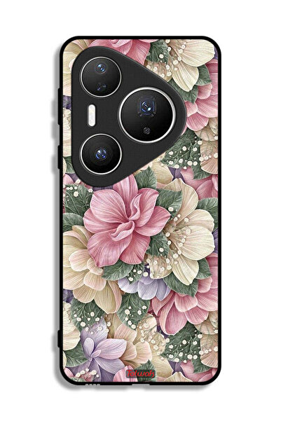Tolwak غطاء حماية لهاتف هواوي بيورا 80 برو بلس عالي الوضوح مزين بالزهور