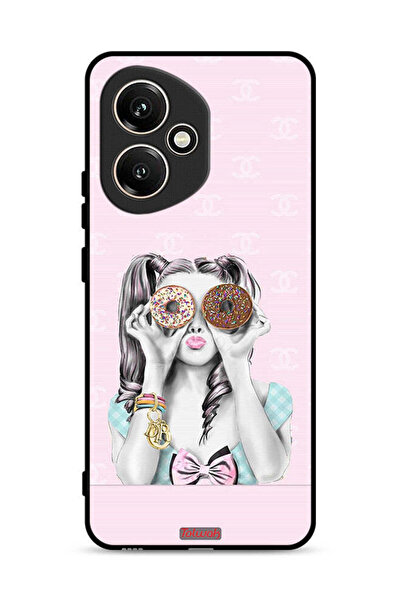 Tolwak Honor 400 Protective Case Cover Holding Two Donuts