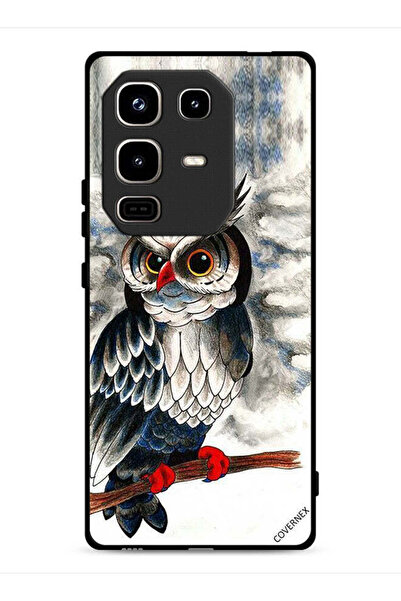 Covernex غطاء حماية لهاتف Infinix Note 50 Pro 4G برسومات بومة فنية