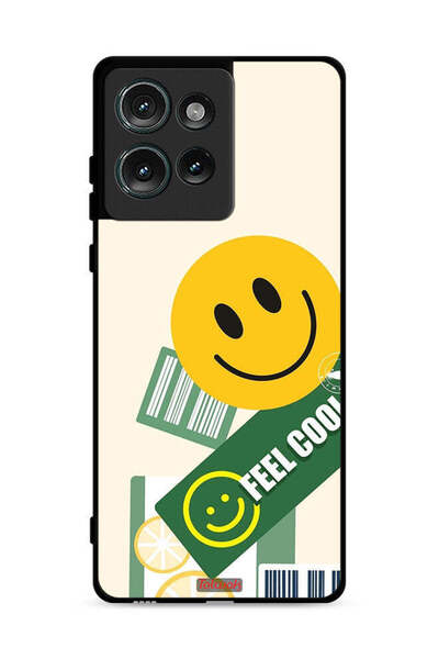 Tolwak غطاء حماية لهاتف موتورولا إيدج 50 - ملصق "إحساس رائع"