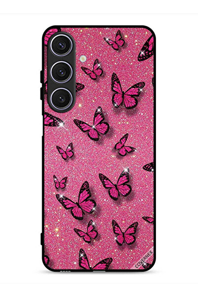 Covernex غطاء حماية لهاتف سامسونج جالاكسي A26 برسومات لامعة وفراشات