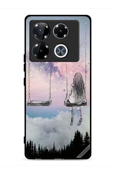 Covernex غطاء حماية لهاتف Infinix Note 40 Pro 5G برسومات فتاة وحيدة