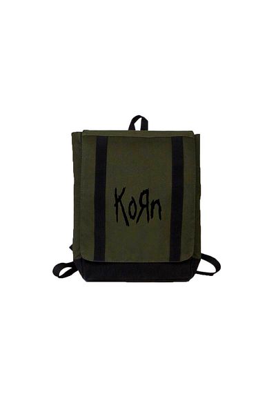 Z zepplin Korn Logo 2 Green Backpack