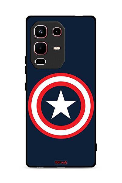 Tolwak غطاء حماية لجهاز Infinix Note 50s بتصميم كابتن أمريكا