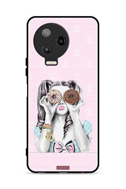 Tolwak غطاء حماية لهاتف Infinix Note 12 Pro 4G يحمل دوناتين