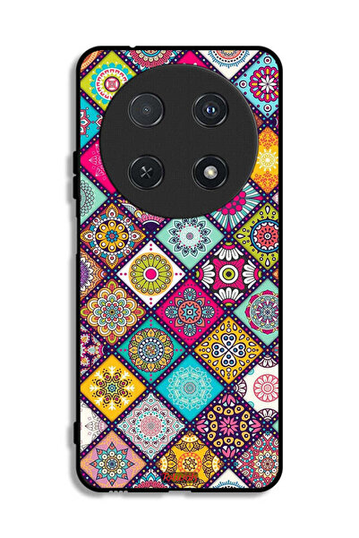 Tolwak غطاء حماية لهاتف هواوي نوفا 13i بنقشة مربعات ماندالا