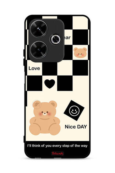 Tolwak غطاء حماية لهاتف Xiaomi Redmi 13 4G سأفكر فيك في كل خطوة على الطريق