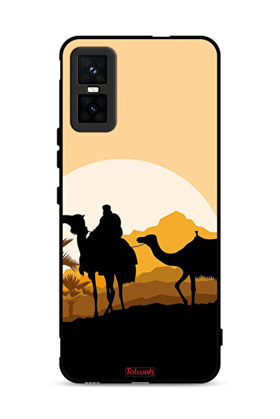 Tolwak غطاء حماية لهاتف Infinix GT 30 Pro برسومات جمال الصحراء