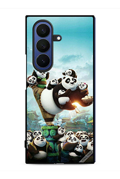 Covernex غطاء حماية لهاتف سامسونج جالاكسي زد فولد 7 بطبعة باندا وأطفال