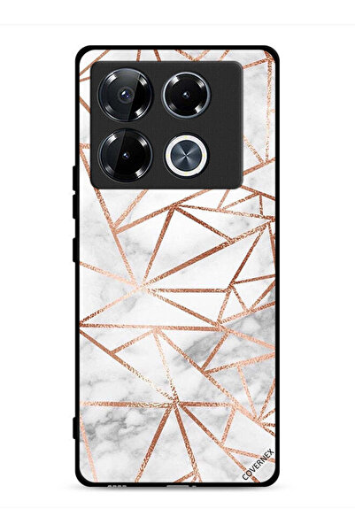 Covernex غطاء حماية لهاتف Infinix Note 40 Pro Plus 5G بنمط رخامي وورق جدران