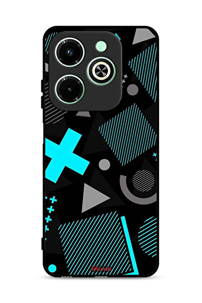 Tolwak غطاء حماية لهاتف Infinix Hot 40i 4G برسومات أيقونات لعبة الحبار