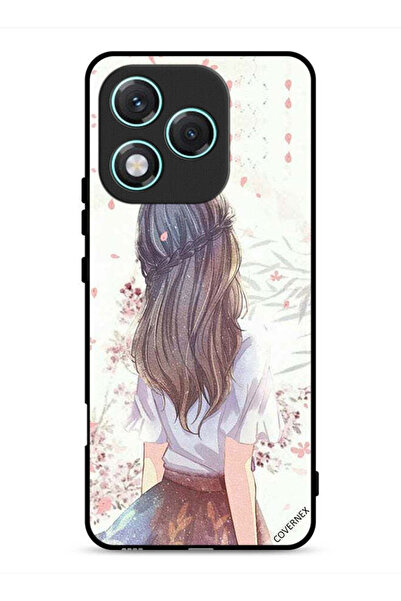 Covernex غطاء حماية لهاتف Honor 400 Lite بطبعة فتاة لطيفة في تفكير عميق