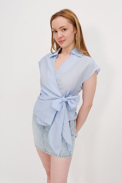 Addax Sleeveless Tie-Up Shirt G17399-Y8
