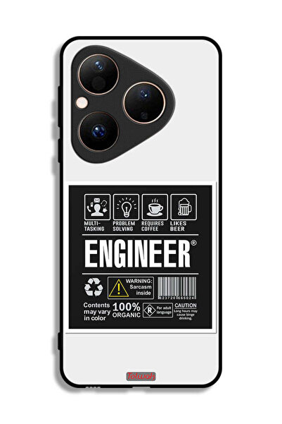 Tolwak غطاء حماية لهاتف هواوي بيورا 80 - ملصق مهندس