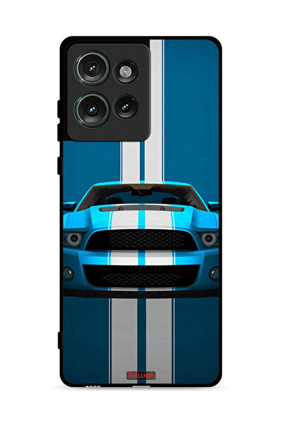 Tolwak غطاء حماية لهاتف موتورولا إيدج 50 بتصميم سيارة فنية تجريدية