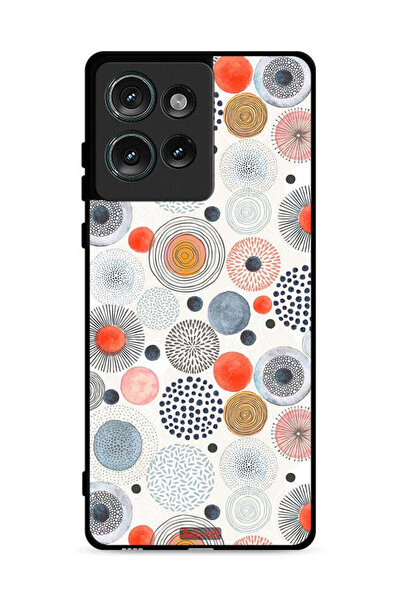 Tolwak غطاء حماية لهاتف موتورولا إيدج 50 بنقشة زهور قطنية