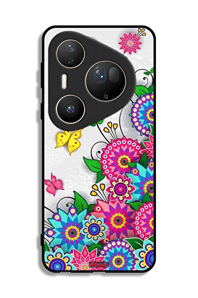 Tolwak غطاء حماية فائق لهاتف هواوي بيورا 80 بنقشة زهور ماندالا