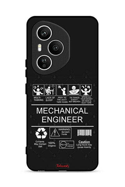 Tolwak غطاء حماية لهاتف Honor 400 Pro، ملصق مهندس ميكانيكي