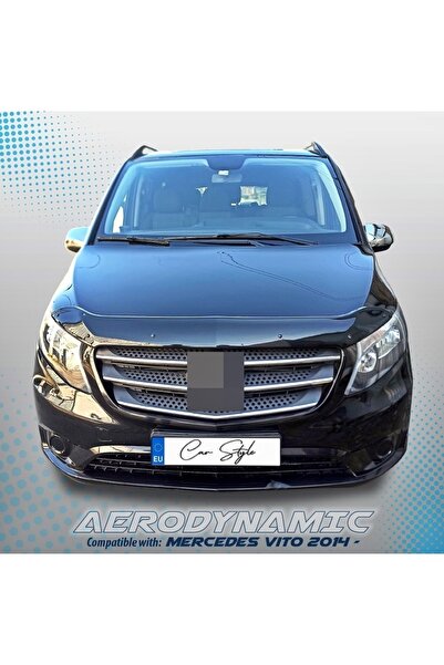 Lumi LUXURY Deflector capota negru lucios compatibil Mercedes Vito / Viano W447 2014-
