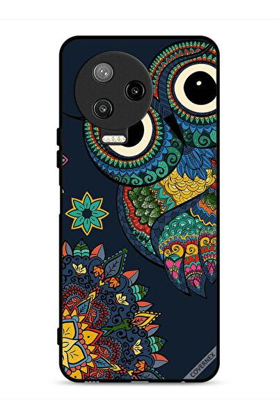 Covernex غطاء حماية لهاتف Infinix Note 12 Pro 4G بتصميم بومة زهرية