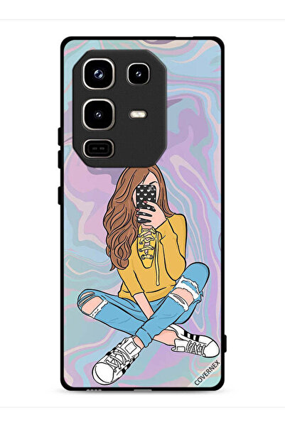 Covernex غطاء حماية لهاتف Infinix Note 50 Pro 4G، صورة فتاة تلتقطها