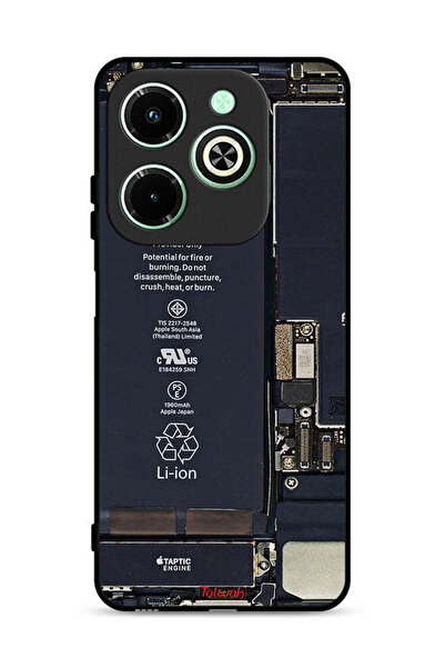 Tolwak غطاء حماية لهاتف Infinix Hot 40i 4G بنمط دائرة الهاتف