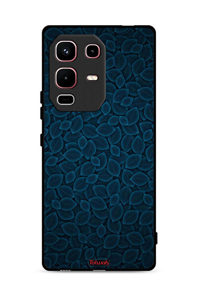 Tolwak غطاء حماية لهاتف Infinix Note 50s بنقشة أوراق فنية رقمية