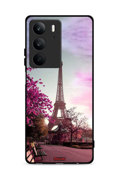 Tolwak غطاء حماية لهاتف Realme C75 4G بتصميم برج إيفل