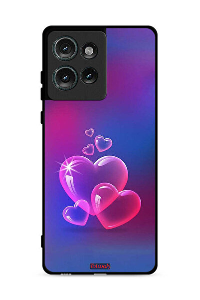 Tolwak غطاء حماية لهاتف موتورولا إيدج 50 بنقشة قلوب الماء