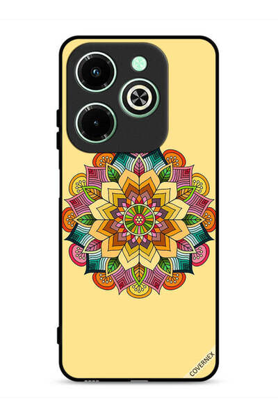 Covernex غطاء حماية لهاتف Infinix Hot 40i 4G بنقشة ماندالا دائرية