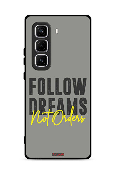 Tolwak غطاء حماية لهاتف Infinix Hot 50 Pro 4G - اتبع الأحلام وليس الأوامر