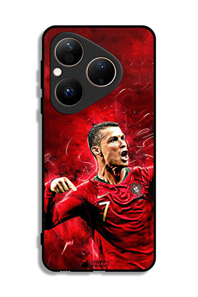 Tolwak غطاء حماية لهاتف هواوي بيورا 80 كريستيانو رونالدو